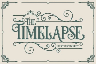 Craft Dynamic Visuals with Timelapse Font