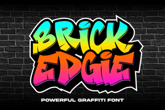 Brick Edgie Font for Bold & Creative Design Projects