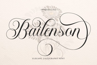 Designing with Bailenson Font: Creative Type Ideas