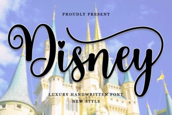 Designing with the Official Disney Font