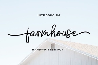 Farmhouse Font Style Ideas for Modern Projects